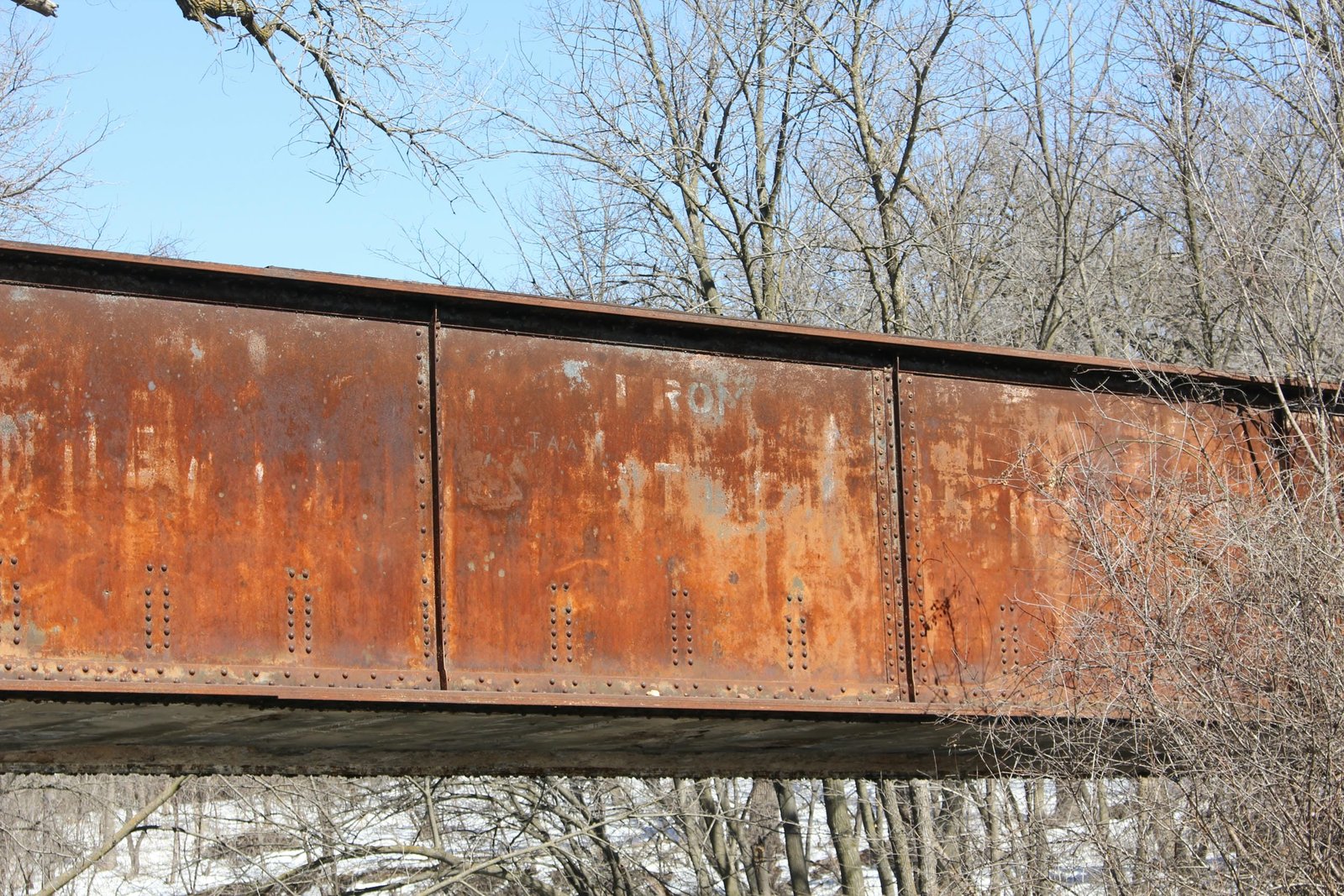 Phoenix Bridge Company stenciling